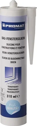 Super-Preis PROMAT CHEMICALS Bau-/Fenstersilikon transparent transparent