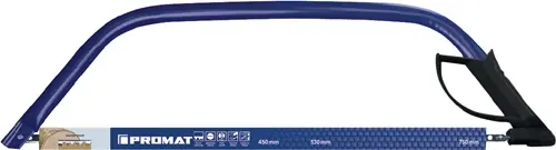 Knallerangebot PROMAT Bügelsäge Blattlänge600 mm gehärtete Zähne aus VA m.Spannhebel 530 mm