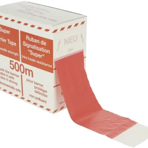 Versand Am Gleichen Tag KERBL Absperrband rot; weiß 80 mm im Abrollkarton