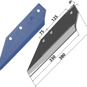 Wochenendangebot Industriehof® Scharflügel links/rechts 380 mm, für Grubber Kverneland