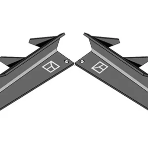 Industriehof® Streuflügel links/rechts, 400 mm x 8 mm für Tellerstreuwerk Universalstreuer Bergmann Direkt Vom Hersteller