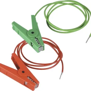 Neu Im Sortiment Patura Zaunanschlusskabel für Verbindung Weidezaungerät/Zaun + Erdungsstab, 3 mm-Stift/Krokodilklemme