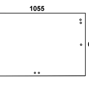 Heckscheibe 4-Loch-Befestigung, für Traktor Steyr 8000, 8100 Angebot