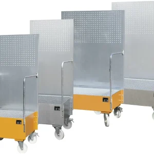 Billig BAUER® SÜDLOHN Auffangwanne "LPW 200", für 200 l Fässer, fahrbar, mit Gitterrost