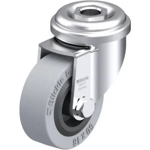 Kracherpreis Blickle® Lenkrolle "LRA-VPA" Vollgummi, Polyamidfelge mit Gleitlager