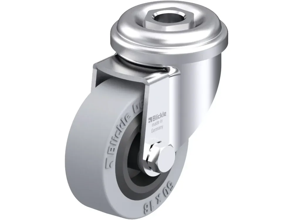 Kracherpreis Blickle® Lenkrolle "LRA-VPA" Vollgummi, Polyamidfelge mit Gleitlager