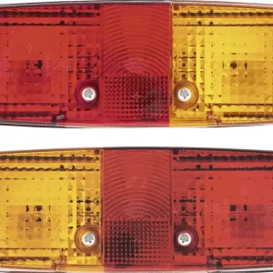 Geprüft Hella® Schlussleuchte links/rechts 158 x 64 x 51 mm, Schluss-, Brems-, Blink-, Kennzeichenlicht, Flachsteckanschluss