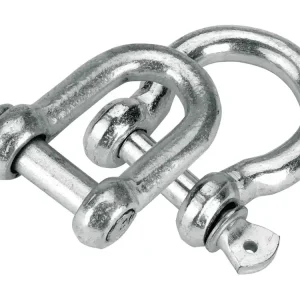 KERBL Schäkel gerade/geschweift, verzinkt, 3 St. Billig
