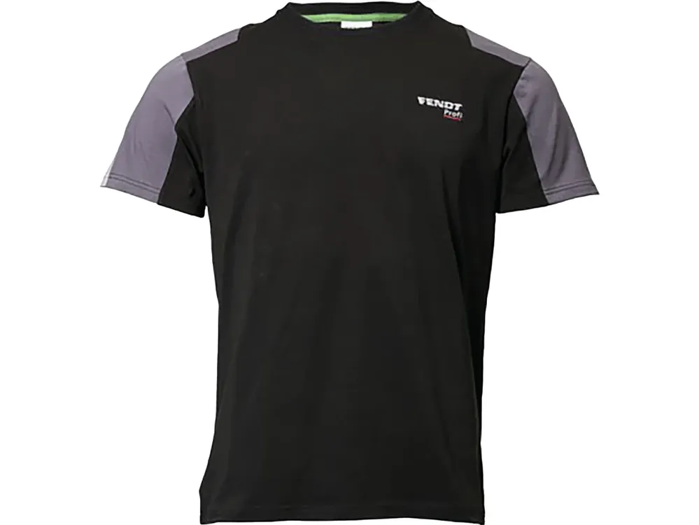 Expressversand Fendt T-Shirt Herren "Profi" schwarz; grau