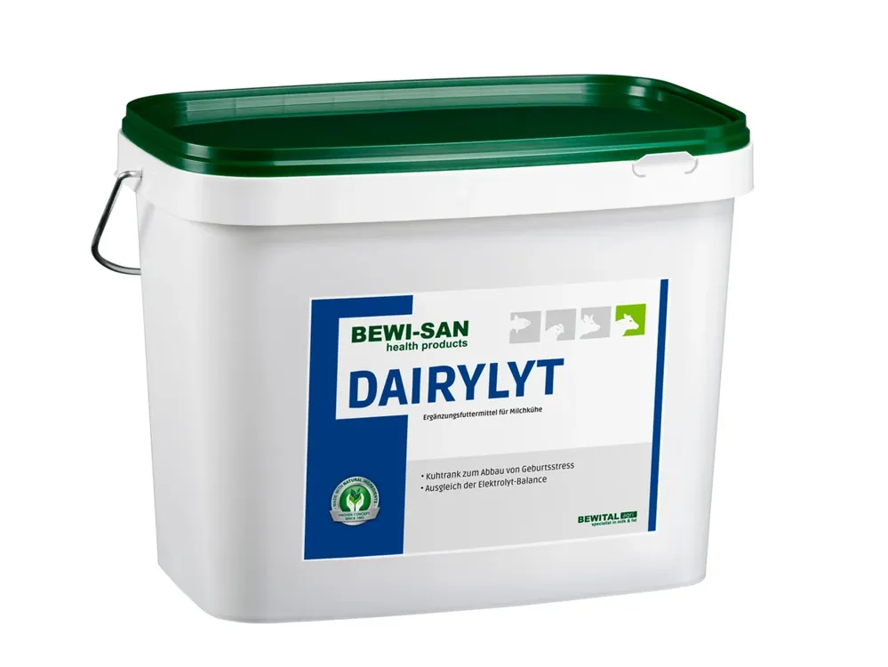 BEWI-SAN Dairylyt Kuhtrank zur Vitalisierung von Milchkühen direkt nach dem Abkalben Pulver Neue Kollektion