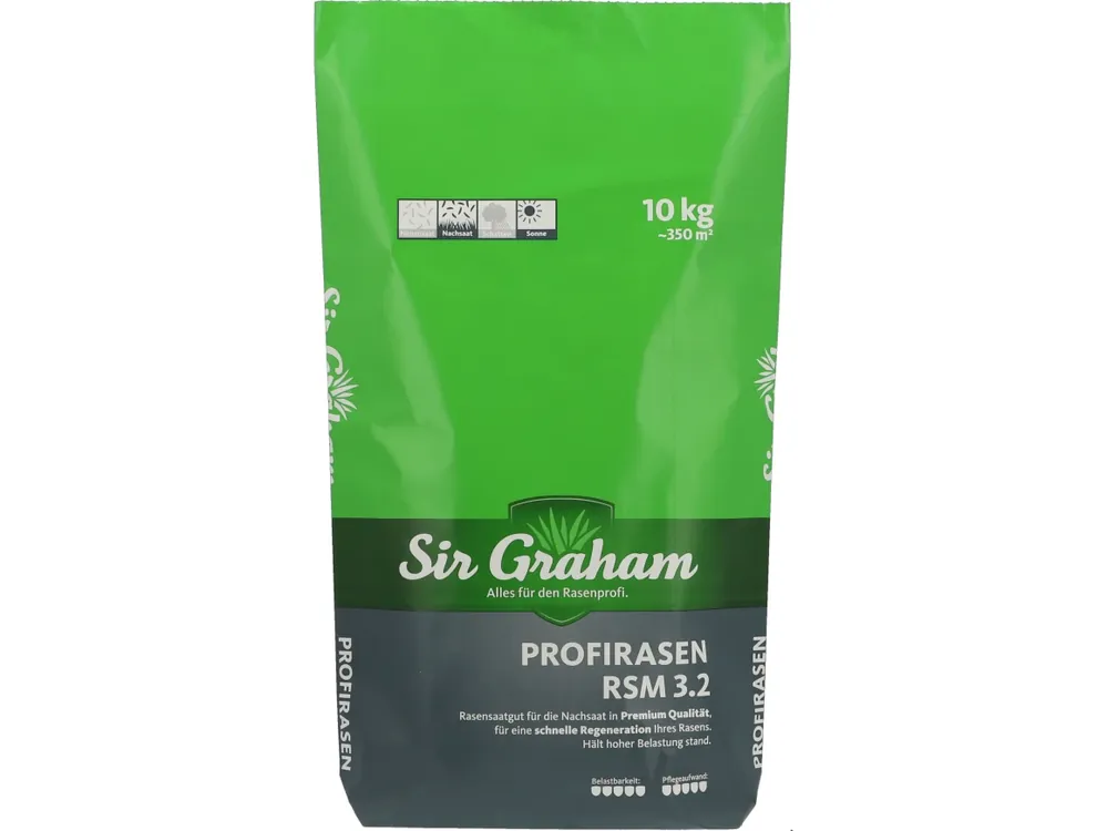 Günstig Sir Graham Profirasen Rasensamen Nachsaat Plus RSM 3.2