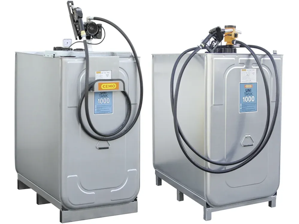 Cemo Tankanlage "Uni" 1.000 l, für Diesel; RME, stationär, 230 V-Pumpe, stationär, Einsteigerpaket Meistverkauft