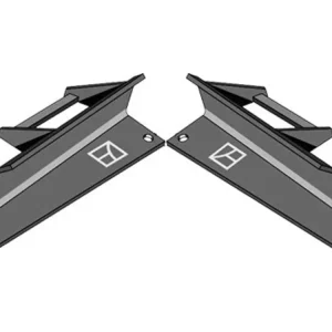 Sichere Zahlung Industriehof® Streuflügel links/rechts, 400 mm x 8 mm, verstärkt, für Tellerstreuwerk Universalstreuer Bergmann