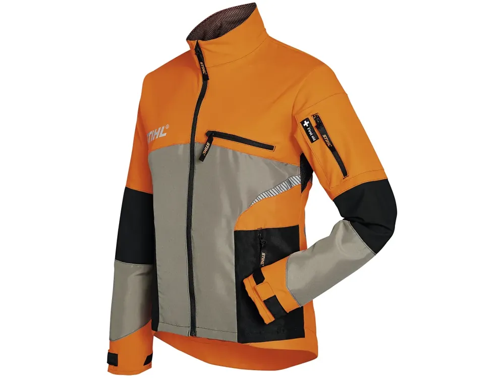 STIHL Forstjacke "Dynamic Vent", warnorange; kaki; schwarz Mega-Angebot