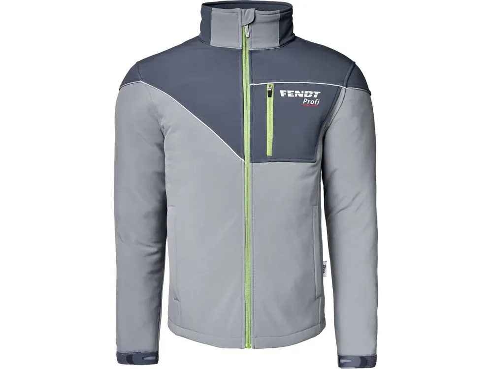Sofort Bestellen Fendt Softshelljacke Herren "Profi" blassgrau; nachtgrau; grün