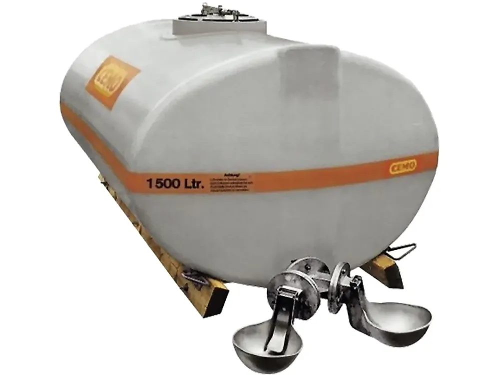 Top-Angebot Cemo Wasserfass GFK oval grau