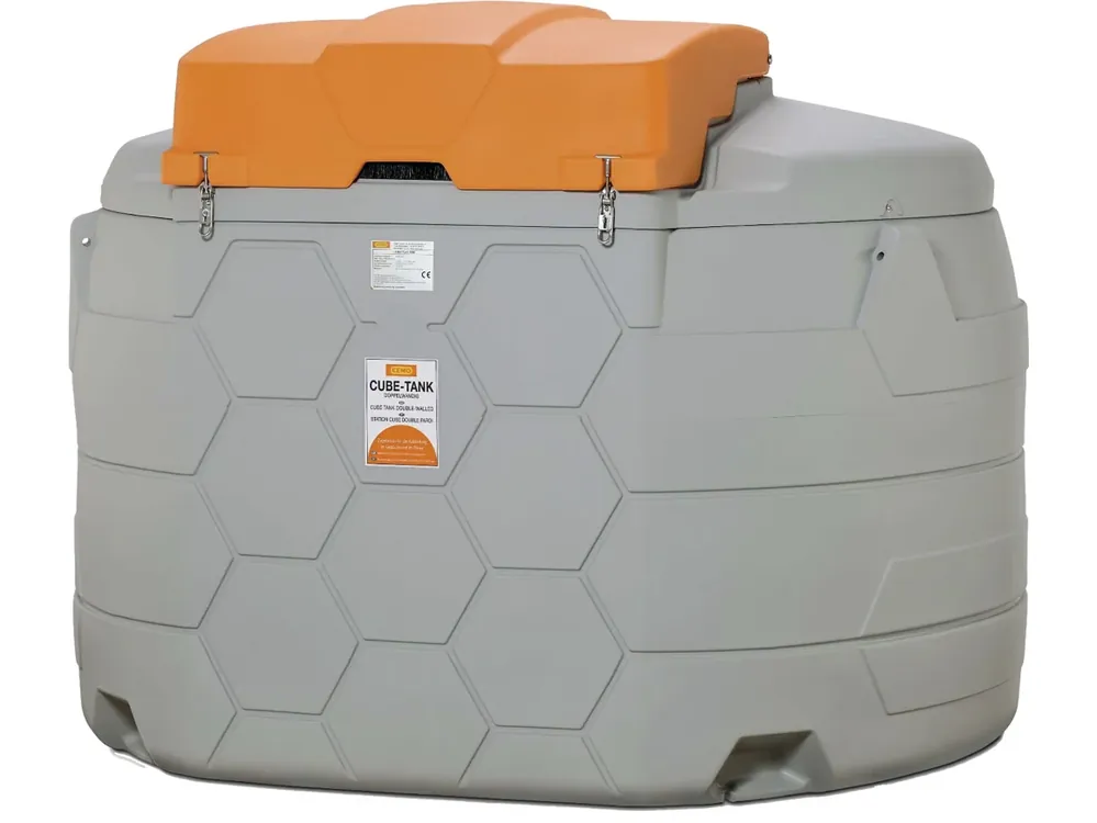 Cemo Tankanlage "Cube Outdoor Premium" für Diesel, stationär, 5.000 l-Tankanlage + Erweiterungstank Sonderaktion