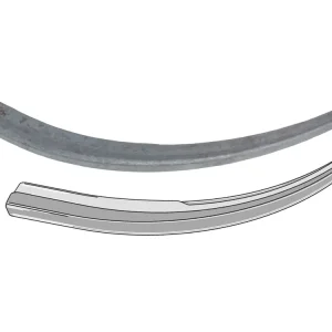 Industriehof® Greiferzinken 540 mm; 600 mm; 600 mm, zum Anschweißen, spitz, gebogen Meistverkauft
