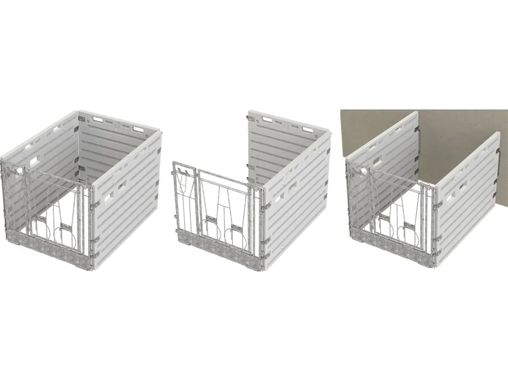 KERBL Kälberbox modular Liegefläche pro Bucht 160 x 115 cm Nur Heute