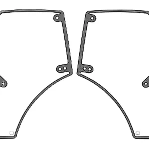 Türscheibe, grün, links/rechts, für Deutz-Fahr, Hürlimann, Lamborghini, Same, Kabine Infinity; Iron; Virtus Abverkauf
