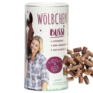 AGROBS Wölbchen Bussi faserreiche Leckerlis als Belohnungsfutter für Pferde und Ponys Preis Gesenkt