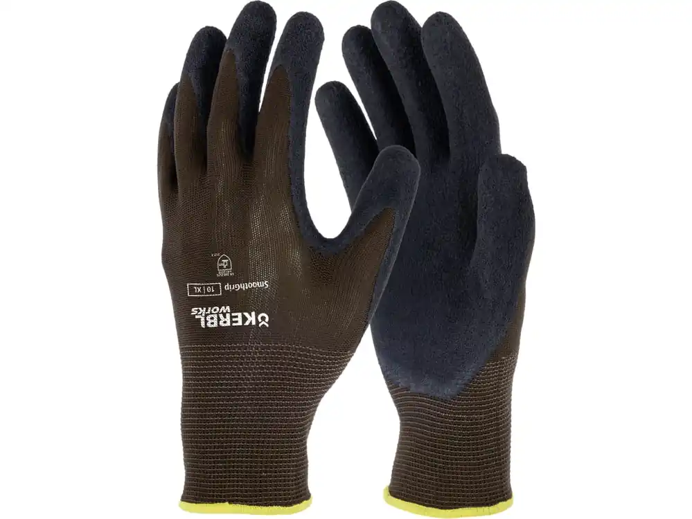 KERBL Handschuhe "SmoothGrip" Polyester-Feinstrick, latexschaumbeschichtet Sonderangebot