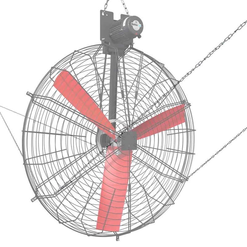 Aufhängesatz zu Korbventilator Ø 130 cm Neue Ware