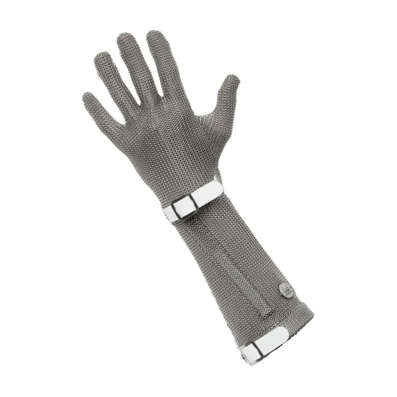 Neuheit Stechschutzhandschuh mit langer Stulpe blau