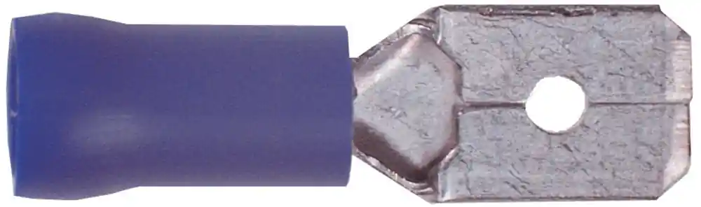 Highlight HM MÜLLNER Flachstecker Blau 6,3 mm 20 Stk.
