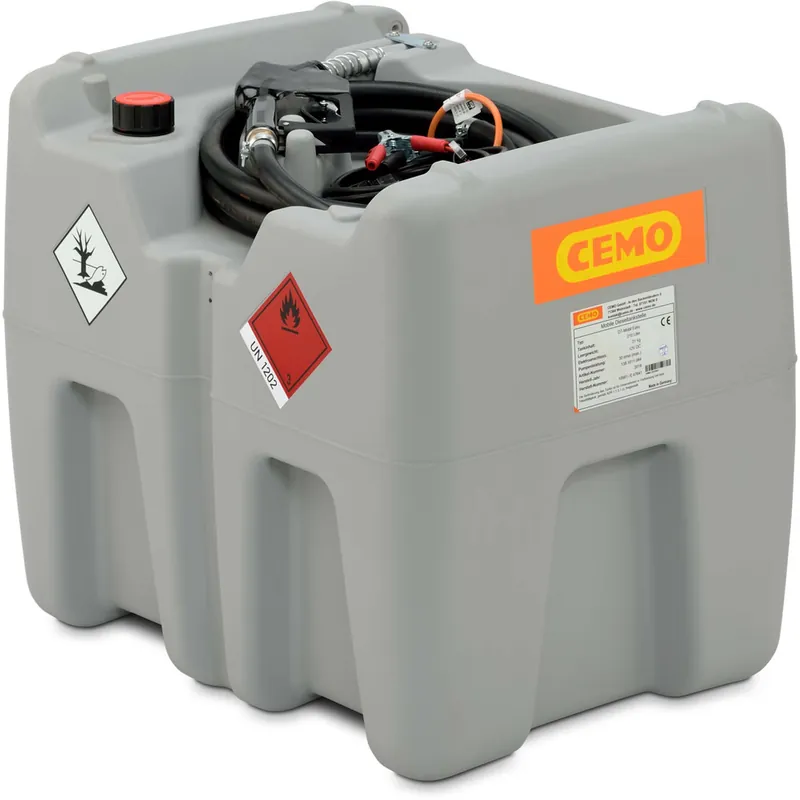 Cemo Dieseltankanlage Mobil 210 L mit Pumpe 12 V / 30 L ohne Deckel Neuheit