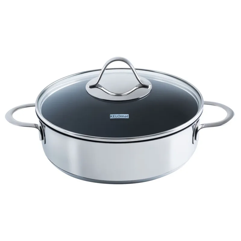 Mega-Angebot Kelomat Schmorpfanne mit Glasdeckel 24