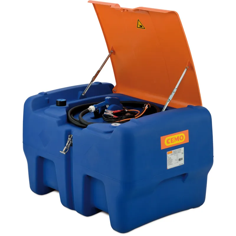 Top-Seller Cemo Mobiler Tank AdBlue 440l mit Tauchpume Centri SP30, 12V - inkl. Klappdeckel
