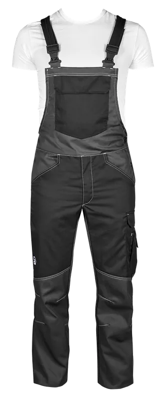 Kracherpreis Reindl Latzhose Essential Line ravengrau/schwarz 44
