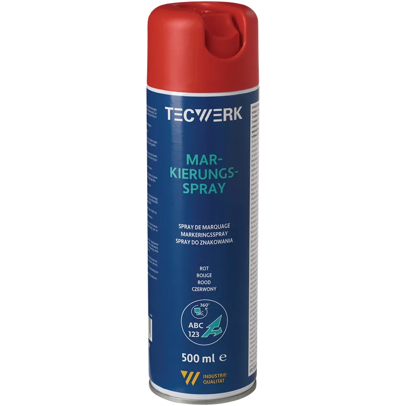Tecwerk Markierungsspray rot 500 ml Spraydose Neu