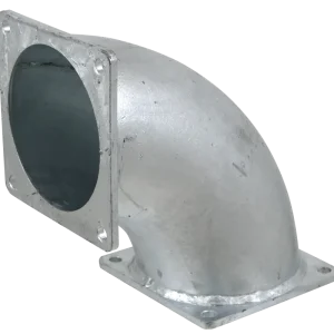 Aktuell Doppelflanschbogen 90° 6 Radius 195mm