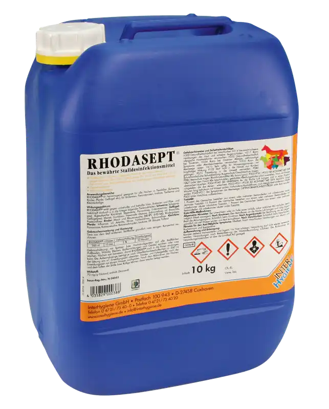 Stalldesinfektion Rhodasept 10 L Neu Im Sortiment