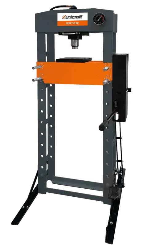 Unicraft Werkstattpresse 30 t mit Fußpedal Heißes Angebot