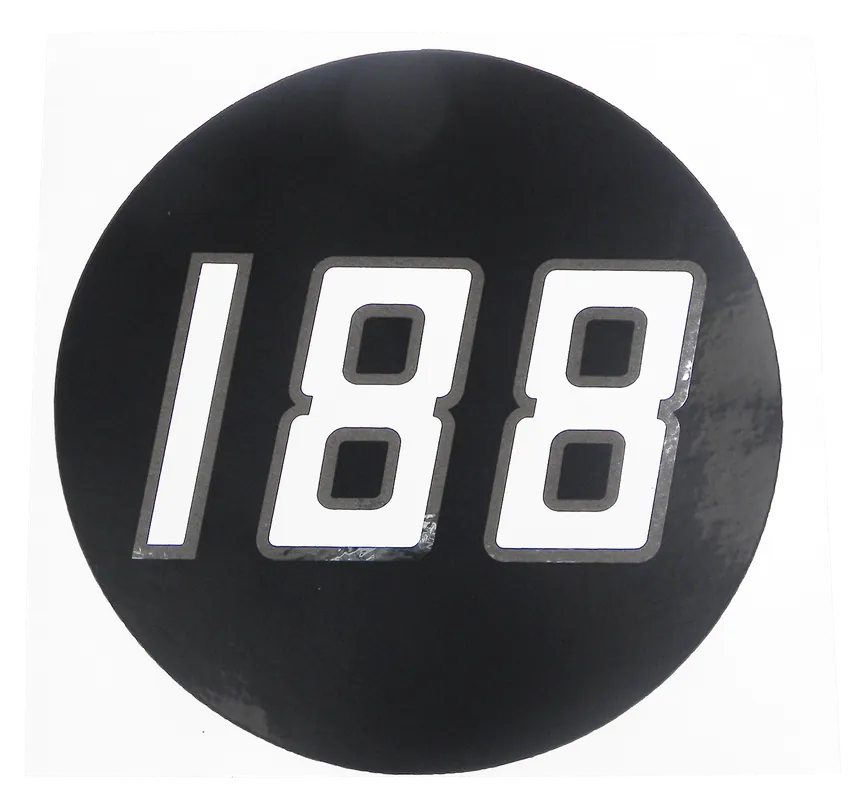 Begrenztes Angebot Typenschild/Emblem MF188