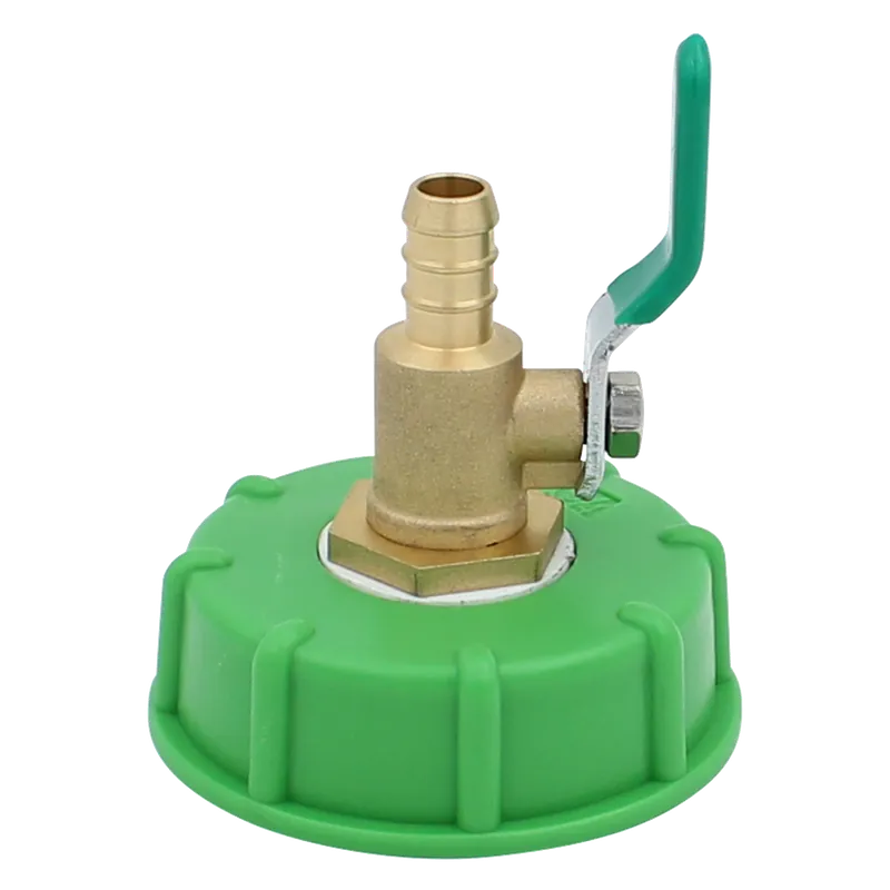 Begrenztes Angebot FAIE IBC Schlauchtülle 12 mm mit Metallhahn, feste Mutter