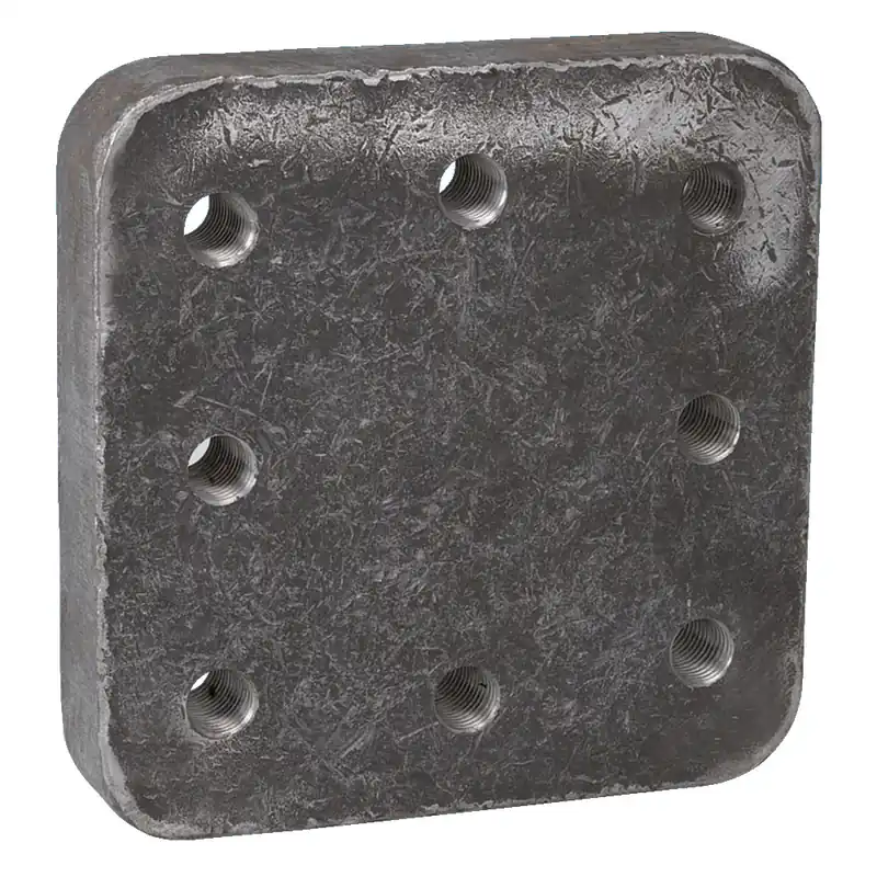 Flanschplatte 160x160x30 mm Preisknaller