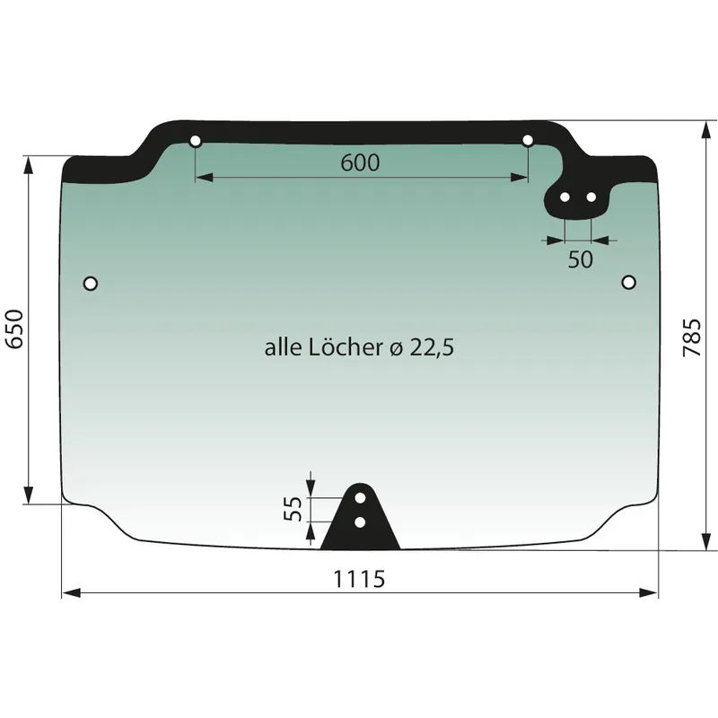Heckscheibe Heißes Angebot