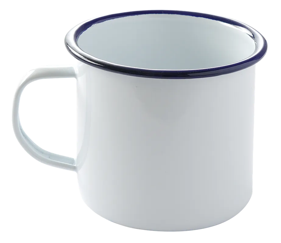 Hendi Tasse mit Henkel Emaille 0,5l Nur Für Kurze Zeit