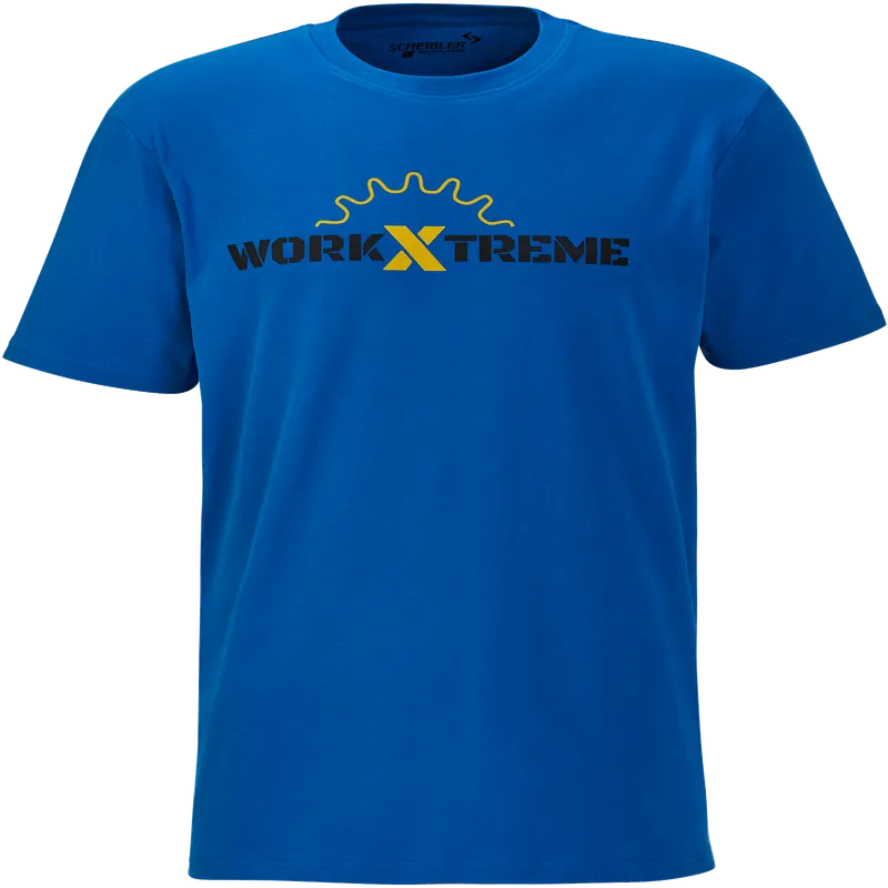 T-Shirt Work X treme royalblau L Neue Kollektion