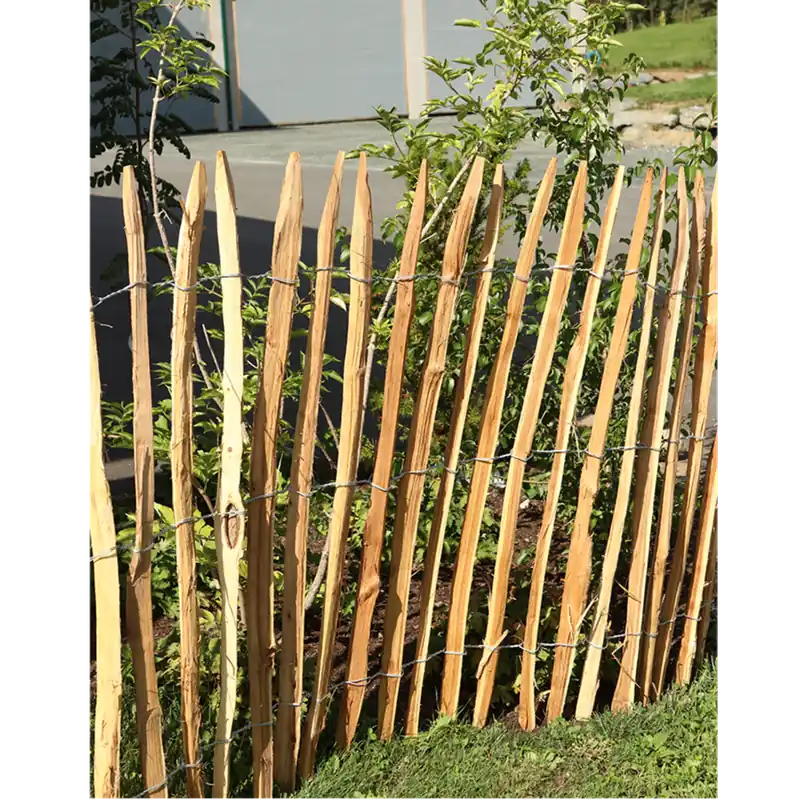 Staketenzaun Robinie 120 cm 10 Meter Geprüft