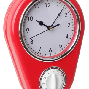 Bestpreis Wanduhr Küche mit Kurzzeitwecker