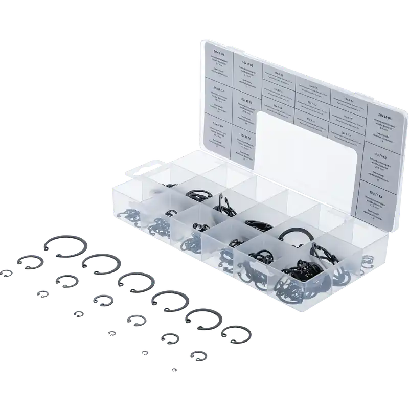 Innen-Seegerring-Sortiment Sprengringe 3-32 mm 300-tlg. Wochenendangebot