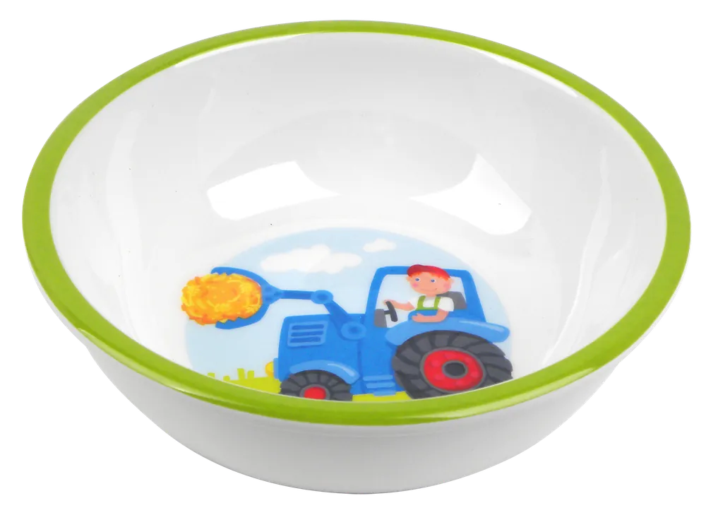 Schüssel Kinder Traktor Echt