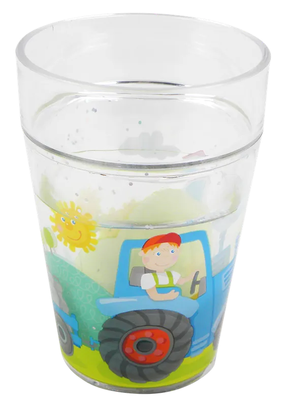 Bestpreis Glitzerbecher Traktor