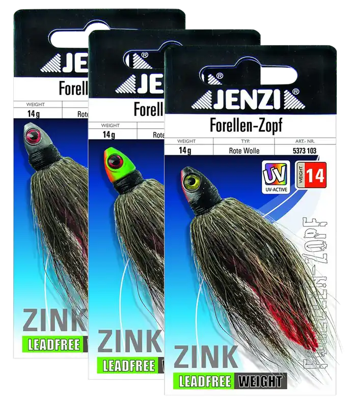 Wochenendangebot Jenzi Forellen Zopf 14 g gold-black