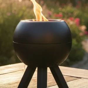 Billig Tischfeuer Peluma schwarz